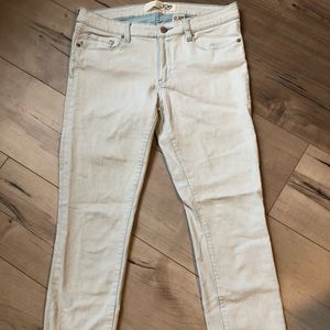 Slim fit Joe Fresh white washed cropped jeans